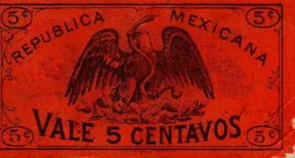 Mexican States 5 Centavos,  reverse