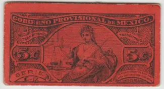 Mexican States 5 Centavos, 1914 obverse