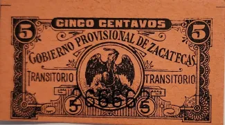 Mexican States 5 Centavos, 1914 obverse