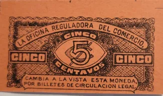 Mexican States 5 Centavos, 1914 reverse