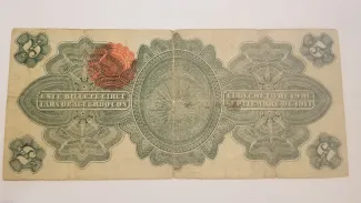 Mexican States 5 Pesos, 1914 reverse
