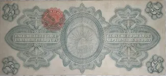 Mexican States 5 Pesos, 1914 reverse