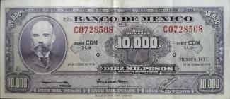 Mexico 10.000 Pesos, 1978 image