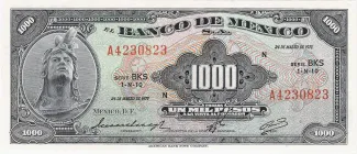 Mexico 1.000 Pesos, 1977 image