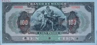 Mexico 100 Pesos, 1934 image