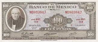 Mexico 100 Pesos, 1973 image