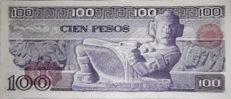 Mexico 100 Pesos, 1978-1979 reverse