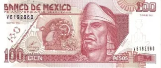 Mexico 100 Pesos, 2000 P-113 obverse