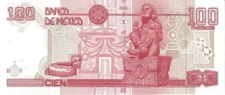 Mexico 100 Pesos, 2000 P-113 reverse