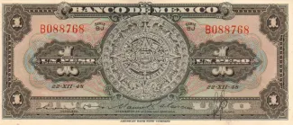 Mexico 1 Peso, 1950 image