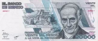 Mexico 20.000 Pesos, 1987 image