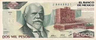 Mexico 2.000 Pesos, 1984 image