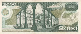 Mexico 2.000 Pesos, 1983-1984 reverse