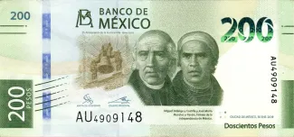 Mexico 200 Pesos, 2019 obverse