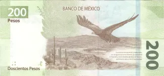 Mexico 200 Pesos, 2019 reverse