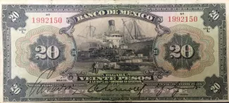 Mexico 20 Pesos, 1934 image