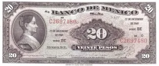 Mexico 20 Pesos, 1948 image