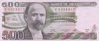 Mexico 500 Pesos, 1982 image