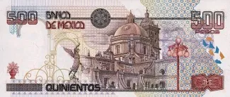 Mexico 500 Pesos, 2000 P-115 reverse