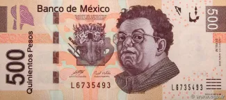 Mexico 500 Pesos, 2010-2017 obverse