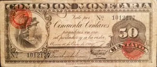 Mexico 50 Centavos, 1920 image