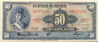 Mexico 50 Pesos, 1972 image