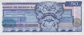 Mexico 50 Pesos, 1978-1979 reverse