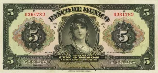 Mexico 5 Pesos, 1934 image