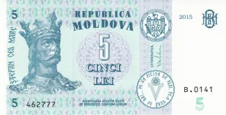 Moldova 5 Lei, 2015 image