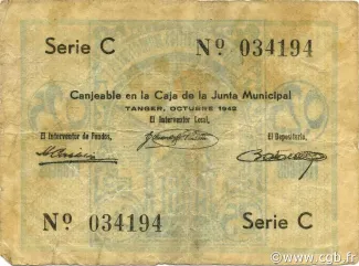 Morocco 0.25 Francos, 1941-1942 obverse