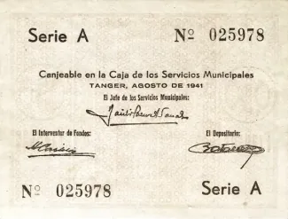 Morocco 0.5 Francos, 1941-1942 obverse