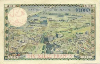 Morocco 100 Dirhams, 1959 obverse