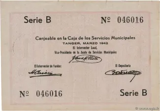 Morocco 1 Franco, 1941-1942 obverse