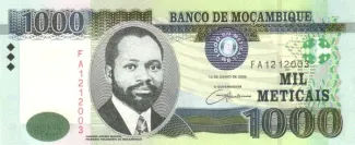 Mozambique 1.000 Meticais, 2006 obverse