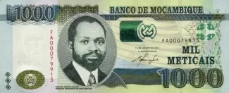 Mozambique 1.000 Meticais, 2011-2017 obverse