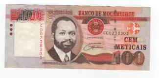 Mozambique 100 Meticais, 2006 obverse