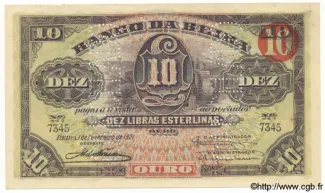 Mozambique 10 Libras, 1921 obverse