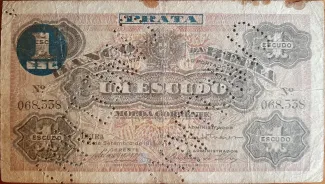 Mozambique 1 Escudos, 1919 obverse