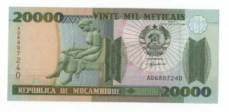 Mozambique 20.000 Meticais, 1999 obverse