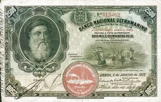 Mozambique 2.500 Réis, 1908 obverse