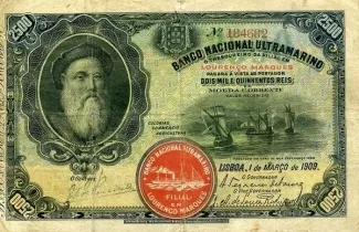 Mozambique 2.500 Réis, 1909 obverse