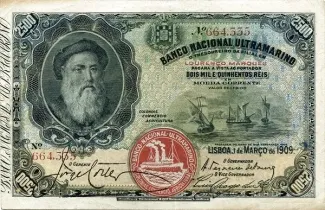 Mozambique 2.500 Réis, 1909 obverse