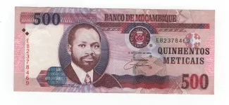 Mozambique 500 Meticais, 2006 obverse