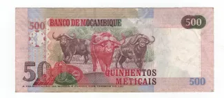 Mozambique 500 Meticais, 2006 reverse