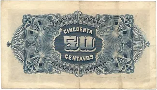 Mozambique 50 Centavos, 1919 reverse