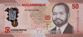 Mozambique 50 Meticais, 2024 obverse