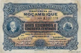 Mozambique 0 Undefined, 1941 obverse