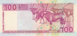 Namibia 100 Namibia, 1999-2003 reverse