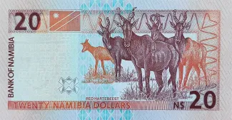 Namibia 20 Namibia, 2002 reverse
