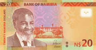 Namibia 20 Namibian, 2015-2022 obverse